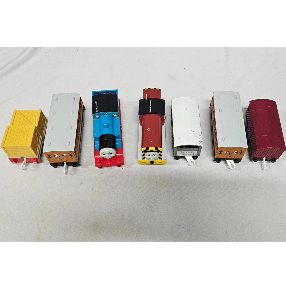 Tomy Thomas Friends Train Lot Thomas Salty Annie Clarabel Troublesome Truck 7pc